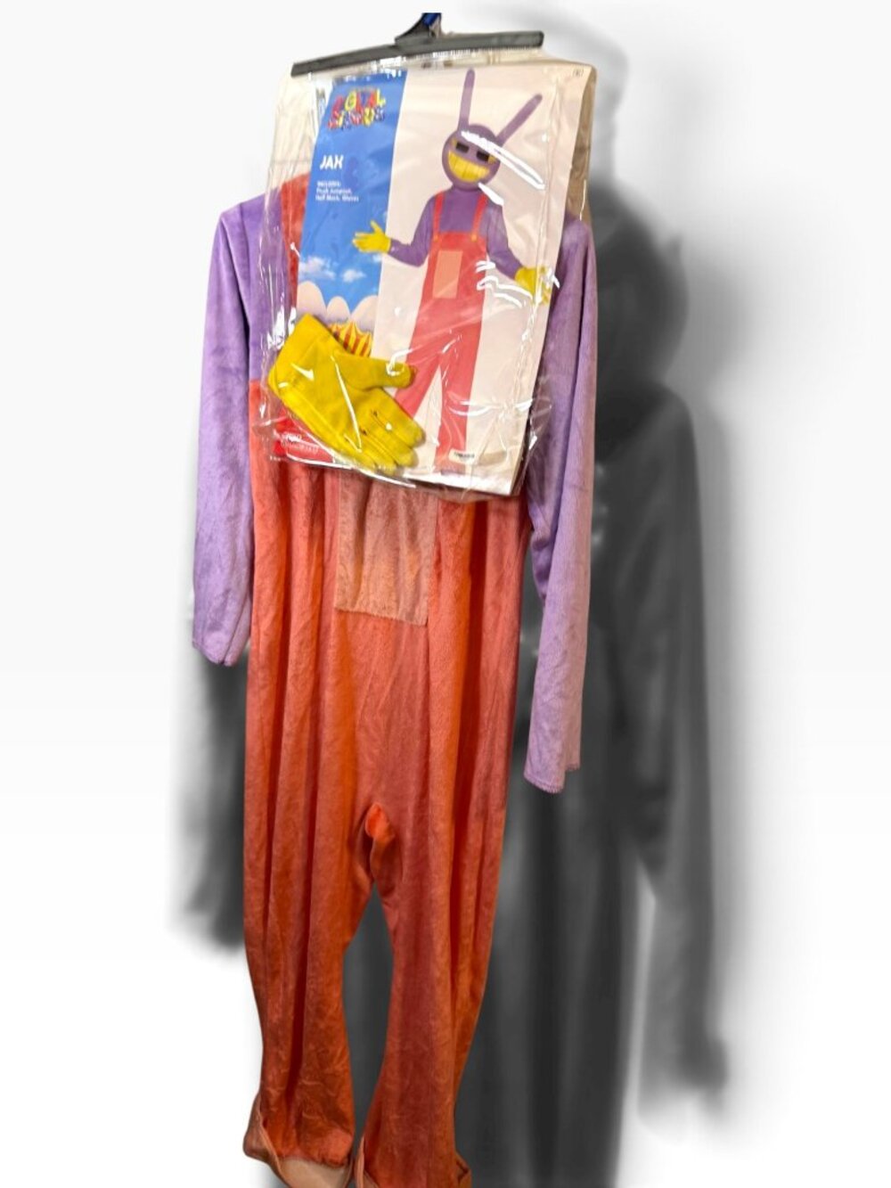 The Amazing Digital Circus Jax Costume – Kids XL (14–16) – Missing One Glove - Picture 2 of 8